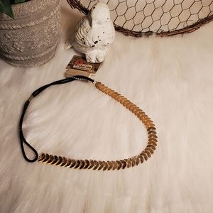 NWT Boho gold link headband
